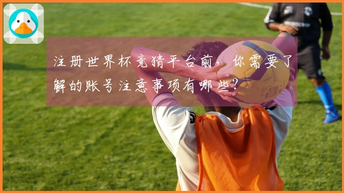 注册世界杯竞猜平台前，你需要了解的账号注意事项有哪些？