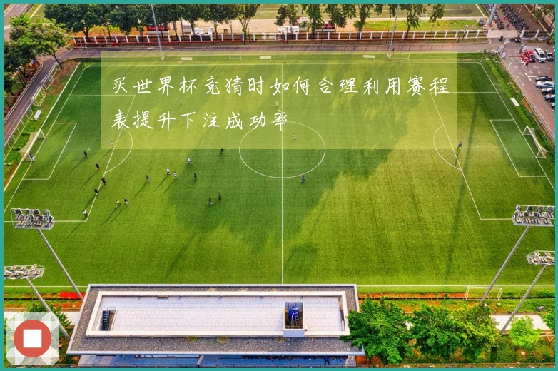 买世界杯竞猜时如何合理利用赛程表提升下注成功率